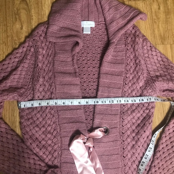 Soft Surroundings || Front Tie Knit Sweater - Picture 7 of 8